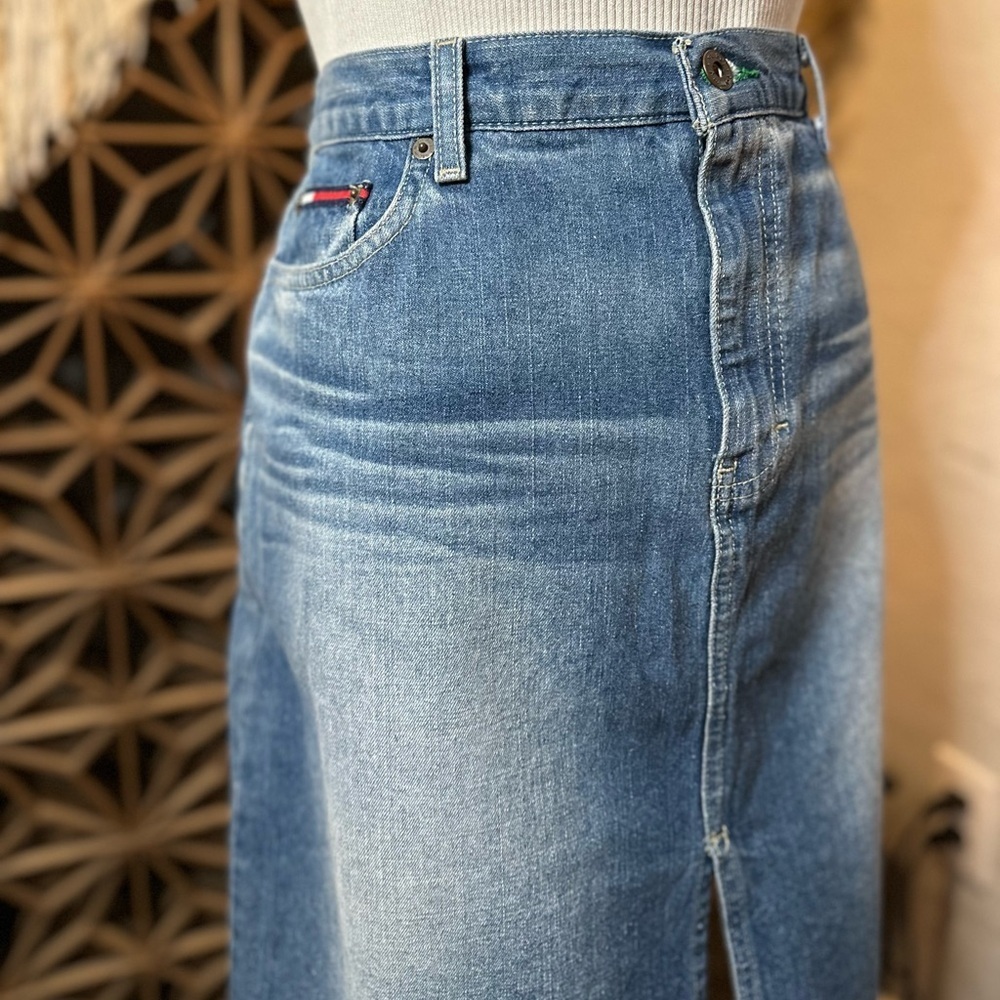 Tommy Jeans 100% Cotton Denim Skirt - Picture 5 of 14
